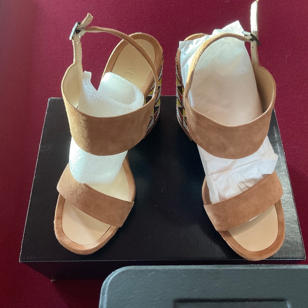 Alberto Gozzi Embellised Suede Leather Sandals